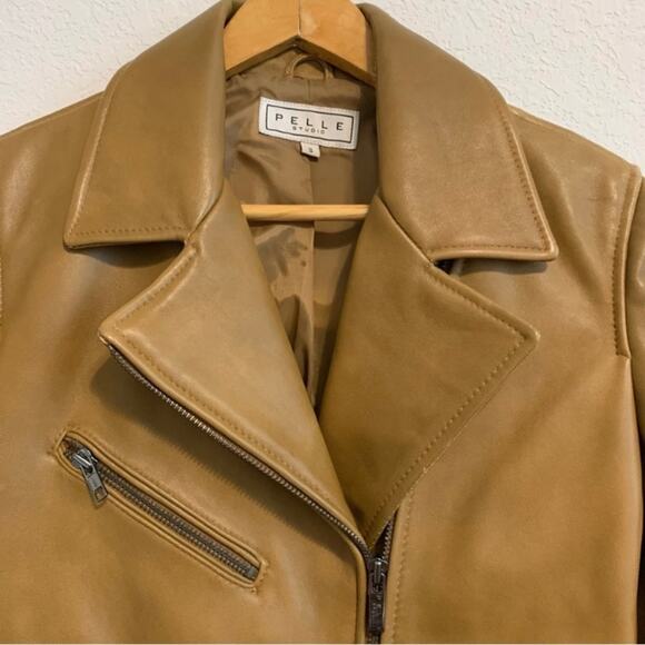 Pelle Studio Caramel Brown Genuine Leather Jacket - Picture 2 of 11